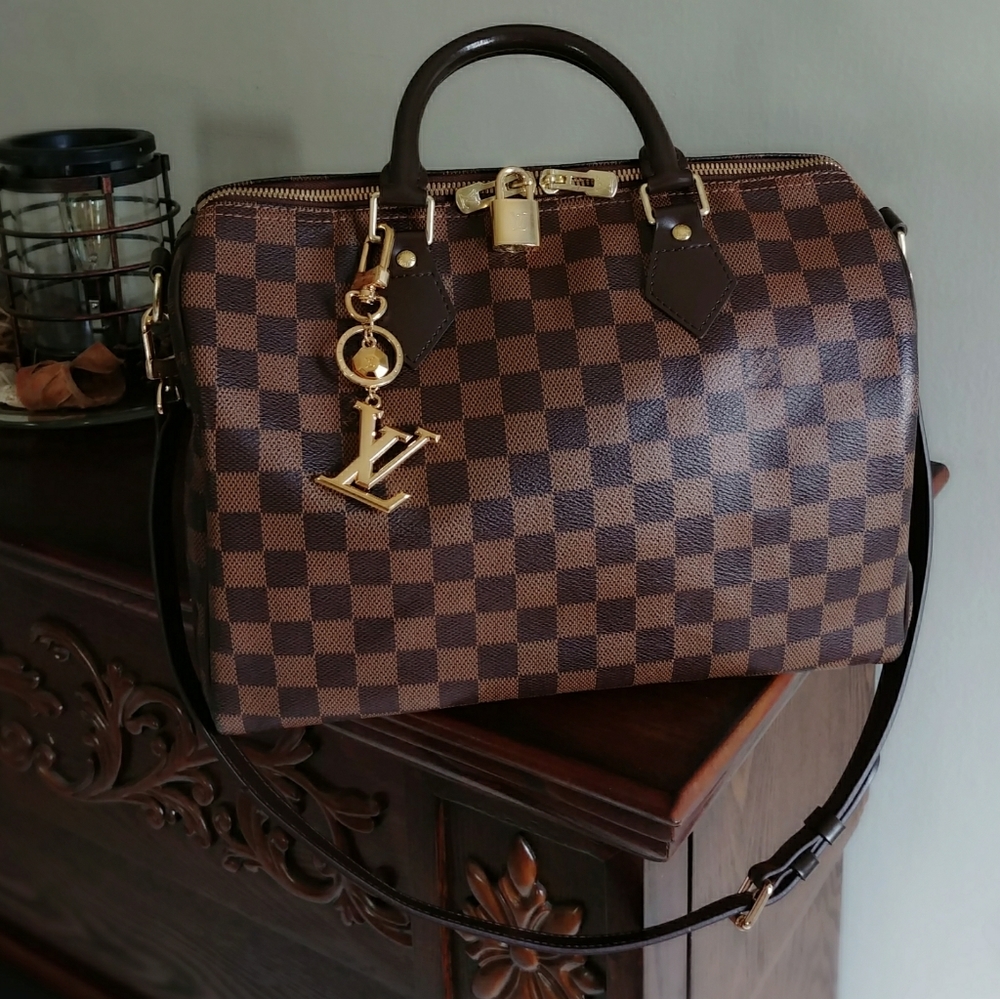 Louis Vuitton Speedy 30 Damier Bandouillere